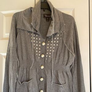 Unique statement sweater.